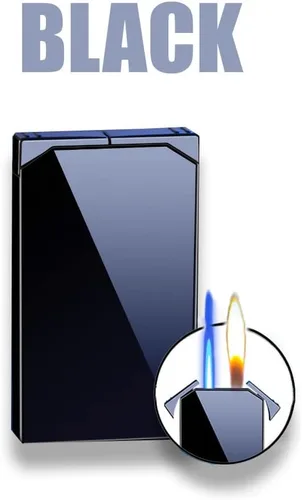 Vista 4 de Cool Jet - Encendedor de doble llama, bonito estético, recargable y ajustable, regalos únicos para hombres, velas de chimenea, camping, barbacoa