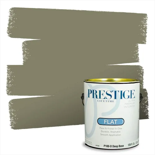 Vista 158 de Prestige Paints - 2 en 1, pintura base y pintura de exterior, E100-N-735BM