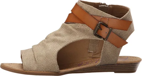 Vista 8 de Blowfish Balla Sandalias con taco estilo cuña, para mujer