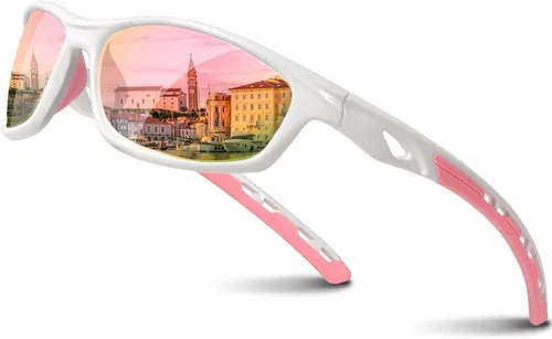 Vista 7 de RIVBOS Polarized Sports Sunglasses UV400 for Driving Cycling Fishing RB831 TR90 lightweight frame for cycling, baseball, running, driving and Negro