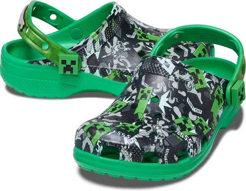 Vista 6 de Crocs Zuecos clásicos unisex de Minecraft para niños
