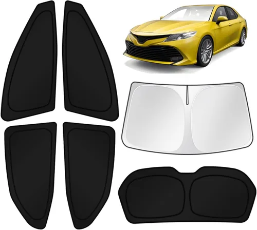 Vista 197 de KUST - Parasol plegable para parabrisas para BMW X1 E84, accesorios 2011 2012 2013 2014 2015, protector de visera de sol ajustable que bloquea