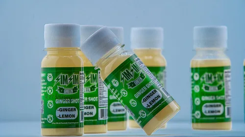 Vista 7 de SIM SIM Green Immunity Shots Antiinflamación Vegano, sin gluten Jengibre orgánico y limón Inyecciones de bienestar Refuerzo de inmunidad