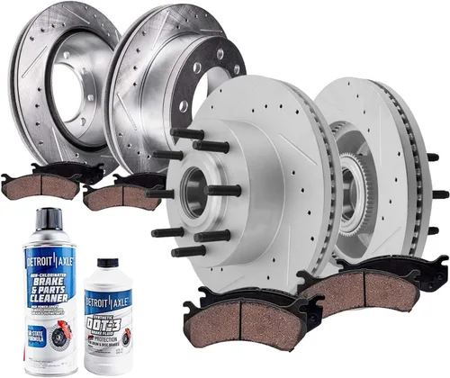 Vista 38 de Detroit Axle - Kit de freno trasero para Ford Fusion Lincoln MKZ Zephyr Mazda 6 Mercury Milan, repuesto de pastillas de freno de cerámica