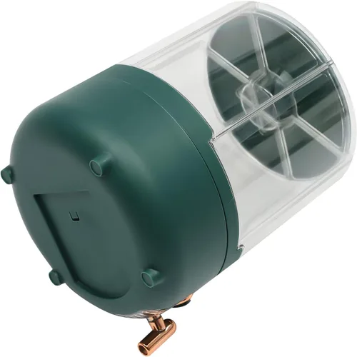 Vista 8 de PERFERATE Dispensador de granos de 6 rejillas, contenedor de arroz giratorio de 360°, dispensador de cereales, contenedor de almacenamiento