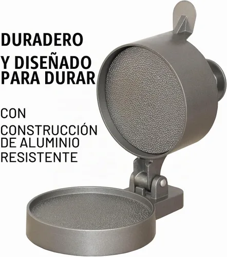Vista 4 de Prensa para hamburguesas Weston, única y antiadherente, Sencillo, talla única , Gris