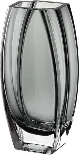 Vista 7 de Jarrón de cristal, amatista, 8 pulgadas de altura, resistente, fabricado en Europa, por Barski