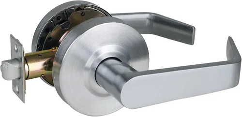 Vista 36 de ANSI Grado 2 Manija de Puerta de Entrada Comercial con Llave, Certificada UL, Cumple ADA, Cromo Satinado 26D, GRD2-72ET-1P