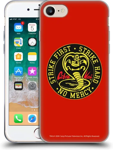 Vista 75 de Head Case Designs Funda de gel suave con licencia oficial de Cobra Kai Gold Medal Graphics compatible con Apple iPhone 7 Plus/iPhone 8 Plus