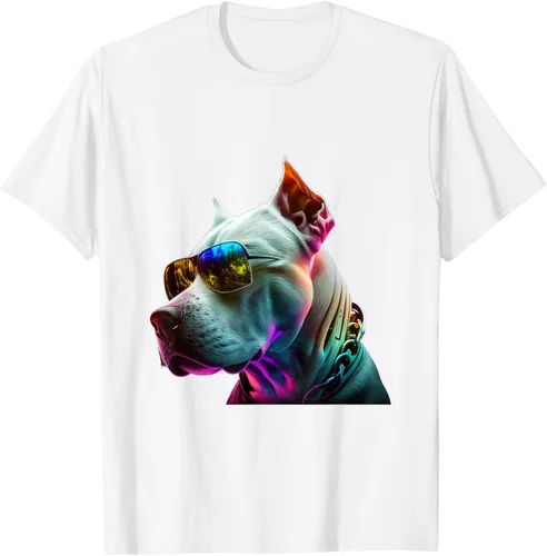 Vista 66 de Dogo Argentino Dogs Dogo Argentinos Camiseta, Negro