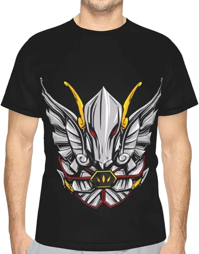 Vista 4 de Saint Anime Seiya - Camiseta de manga corta para hombre, suave, casual, unisex, cuello redondo, camiseta de entrenamiento