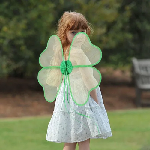 Vista 4 de Estivaux Fall Fairy Wings Thanksgiving Sparkle Princess Angel Wings Halloween Butterfly Costume Wings for Kids Party Favors