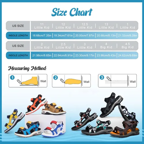 Vista 5 de visionreast Sandalias deportivas de moda para niños, con estampado de camuflaje, sandalias deportivas al aire libre, sandalias casuales para la playa