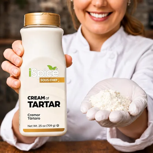 Vista 8 de iSpice Tarro a granel Cream of Tartar en polvo - 25 oz