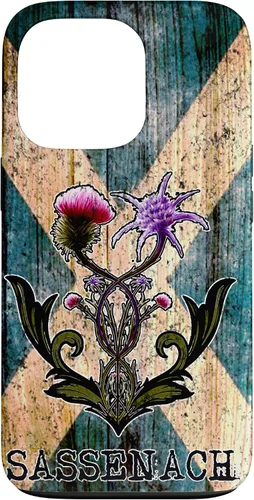 Vista 10 de Purple Thistle Flower Scottish Flag Scots Sassenach Vintage Case for iPhone 17
