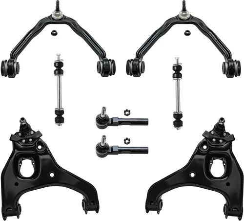 Vista 106 de Detroit Axle - Kit de brazos de control de extremo de 8 piezas para Toyota 2001-2003 Highlander 2002-2003 Camry Lexus ES300, 2 conjuntos de brazos
