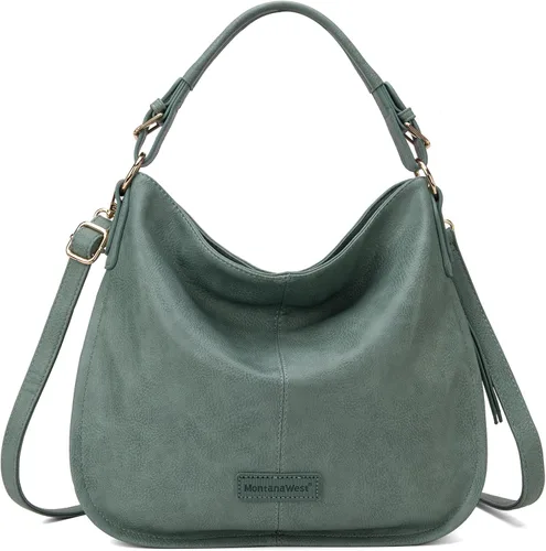 Vista 8 de Montana West Bolsos Hobo para mujer Bolsos de hombro y bolsos
