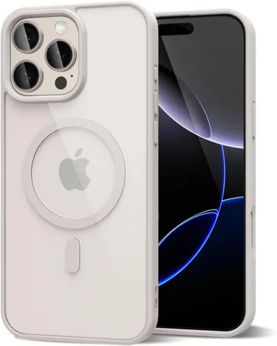 Vista 77 de oakxco Funda magnética transparente compatible con Magsafe, bonita funda delgada y transparente de poliuretano termoplástico no amarillenta, carcasa