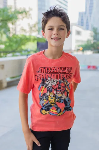 Vista 3 de Transformers Optimus Prime Bumblebee Megatron - Paquete de 2 camisetas para niños pequeños y grandes