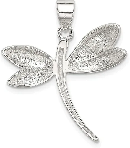 Vista 4 de Collar con dije de libélula de plata de ley 925 arácnido joyería fina para mujer regalos para ella