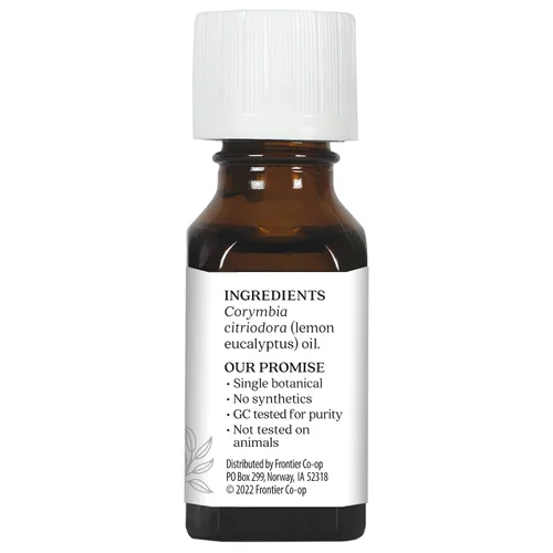Vista 7 de Aura Cacia, Aceite esencial de eucalipto de limón, 0.5 onzas líquidas