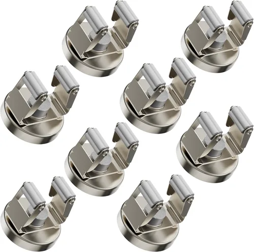 Vista 7 de ULIBERMAGNET Soporte Magnético para Trapeador y Escoba, Soporte Magnético de Servicio Pesado Móvil para Escobas, Colgador Antideslizante Montado