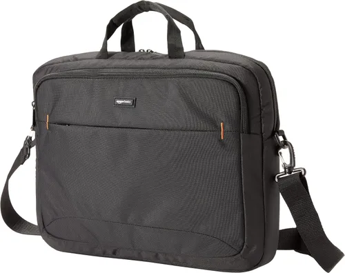 Vista 7 de Amazon Basics - Funda de transporte para laptop con correa de hombro, 1 unidad, 11.6 pulgadas, negro