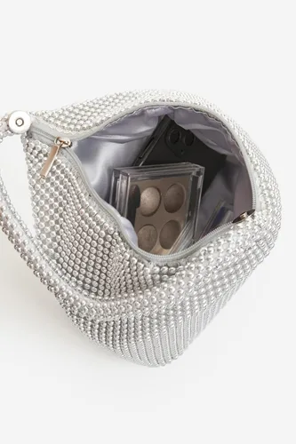 Vista 3 de BABEYOND Bolso de noche con cuentas para mujer, estilo vintage, elegante, triangular, para fiesta de los años 20, baile de graduación, boda