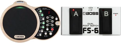 Vista 4 de Boss DR-01S Rhythm Partner Acoustic Music Machine Bundle