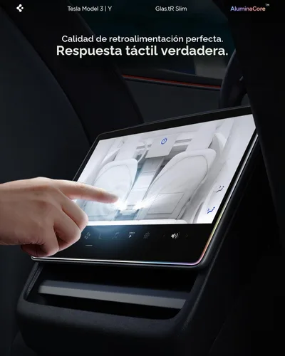 Vista 6 de Spigen Protector de pantalla mate para modelo 3 (2024-2026), modelo Y