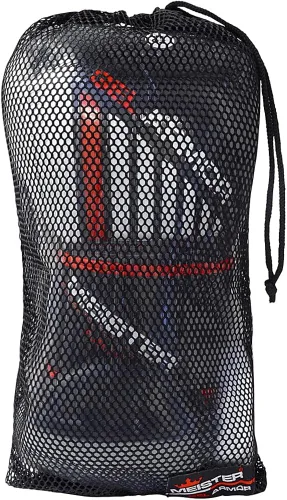 Vista 6 de Meister Gel Armor - Guantes de boxeo de entrenamiento de 16 onzas con cuero de grano completo + bolsa de malla con cordón