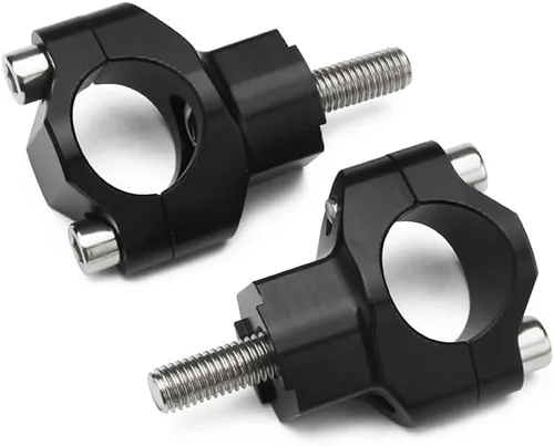 Vista 2 de JFG RACING Elevador de Manillar de Dirt Bike, Soportes Abrazaderas de Manillar de Motocicleta CNC para 125-530 SX SXF EXC EXCF XCW XCFW Negro