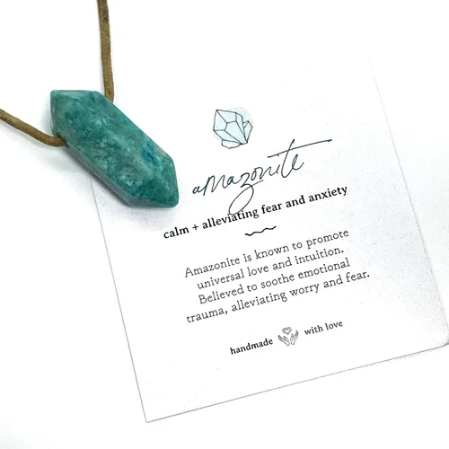 Vista 6 de Collar de punto de cristal – Piedra curativa, joyería de cristales para mujer, regalo para hombre, regalo para novia, gargantilla para niñas