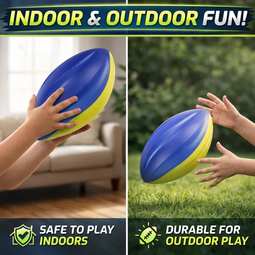 Vista 4 de Paquete de 3 balones de fútbol de espuma suave para niños, bolas