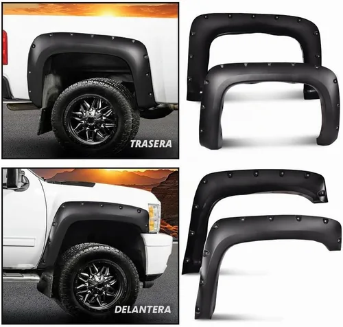 Vista 7 de G-PLUS Guardabarros para guardabarros, compatible con Chevy Silverado 07-13
