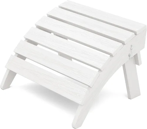 Vista 25 de KINGYES Otomana Adirondack plegable para silla Adirondack, Aruba