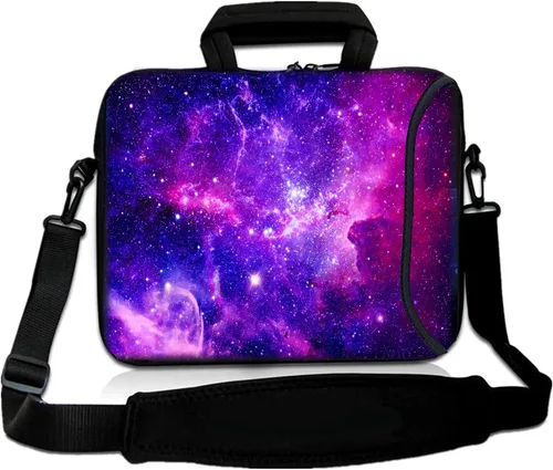 Vista 14 de RICHEN - Bolso bandolera de 10 pulgadas con asa, funda para laptops, notebooks, tablets infantiles de 7 a 10.2 pulgadas