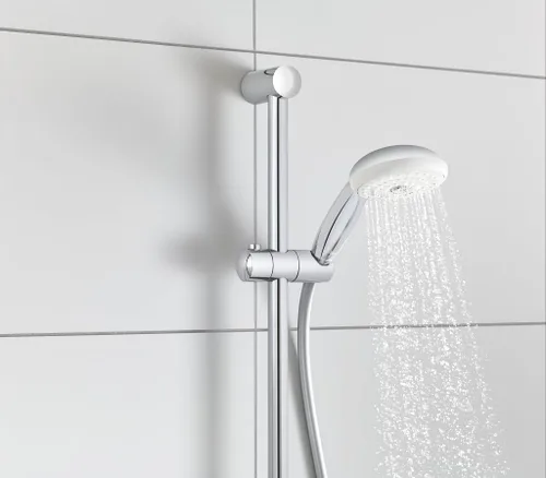 Vista 4 de Grohe 28436002 Tempesta Classic 2.5 GPM 24" Juego de rieles de ducha con 4 pulverizadores, color cromado Starlight