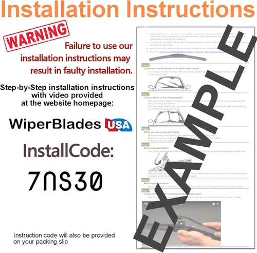 Vista 3 de WiperBladesUSA Juego de limpiaparabrisas compatible con Lexus ES300 1992 (juego de 2) limpiaparabrisas