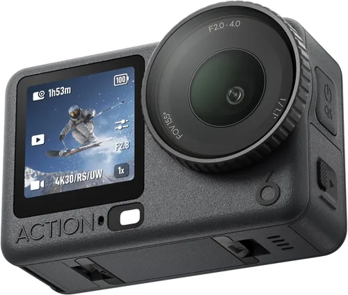 Vista 12 de DJI Osmo Action 6 Capture More Combo, cámara de acción impermeable 8K con sensor cuadrado de 1/1.1", apertura variable de f/2.0–f/4.0, duración