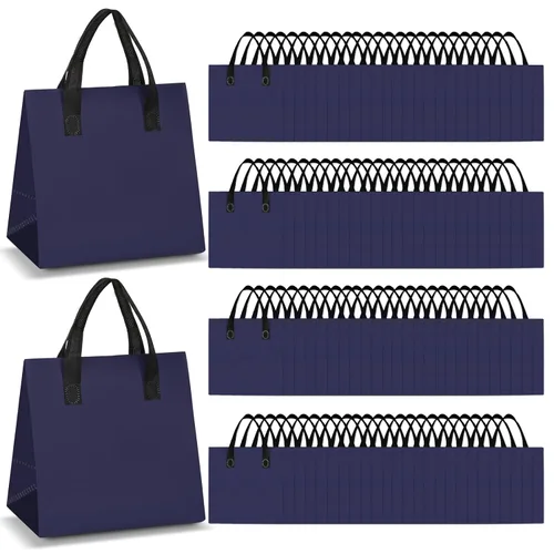 Vista 13 de Kacctyen 100 bolsas aisladas para llevar a granel de 9.5 x 6 x 9.5 pulgadas, bolsa de alimentos con aislamiento térmico para café, té con leche Negro