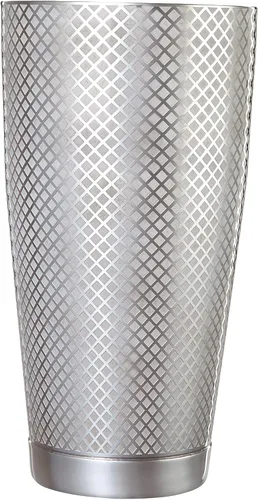 Vista 8 de Barfly Agitador de celosía de diamante de 18 onzas, cobre antiguo