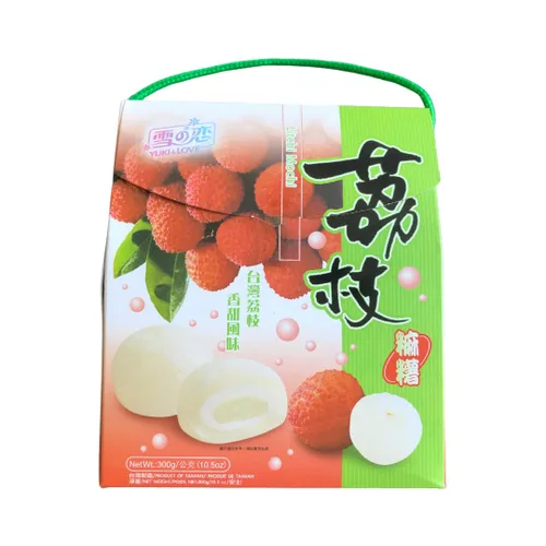 Vista 2 de 2 x 10.5 Yuki & Love - Pastel de arroz japonés Mochi Litchi Lichi