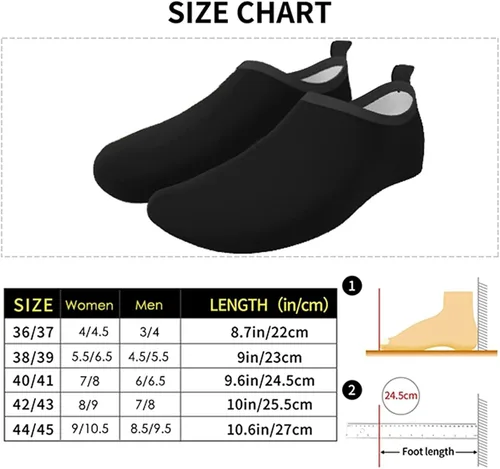 Vista 7 de Zapatos acuáticos de playa al aire libre diseño de brillo dorado zapatos descalzos calcetines de piscina para natación surf yoga