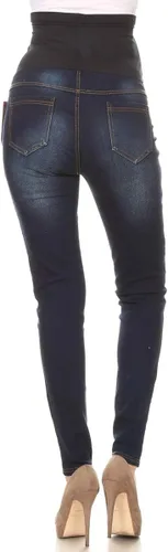 Vista 3 de Jeggings de maternidad para mujer con paneles completos elásticos