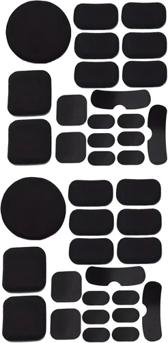Vista 6 de Kit universal de acolchado para casco, almohadillas de espuma para casco de motocicleta al aire libre, juego de almohadillas de repuesto para casco