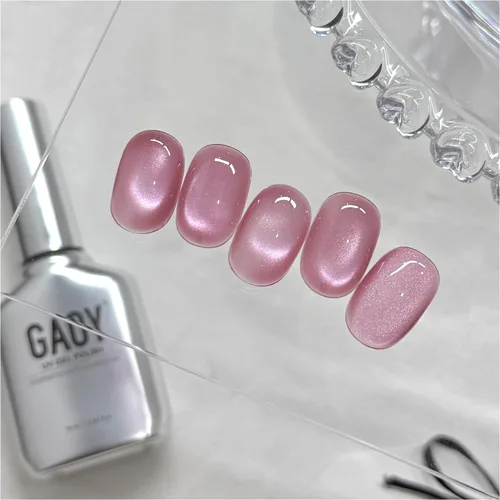 Vista 87 de GAOY Esmalte de uñas de gel Brown Cat Eye, 4629 azul ámbar, 0.5 fl oz Ámbar azul