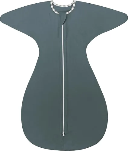 Vista 16 de ZIGJOY Shark-Fin - Manta de transición para recién nacido, 0.5 tog de rayón hecho de bambú, saco de dormir para bebé, manta con cremallera de 2