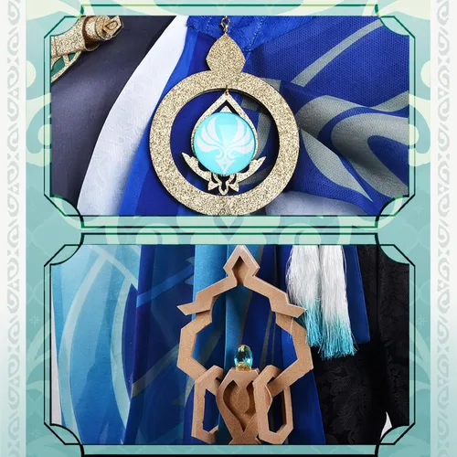 Vista 6 de OSIAS Wanderer aka Scaramouche Cosplay Costume (S)