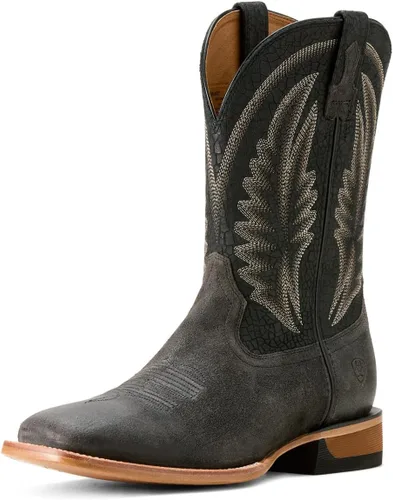 Vista 10 de ARIAT R.e.a.l. - Jeans elásticos de tiro medio para mujer Álamo Marrón/Gris Piedra